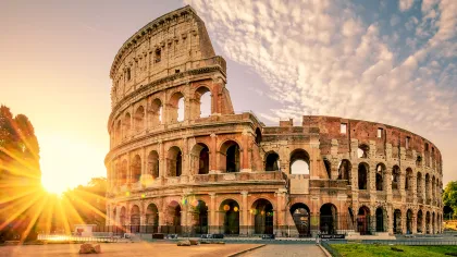 Rom: Kleine Gruppe VIP Kolosseum Tour am frühen Abend