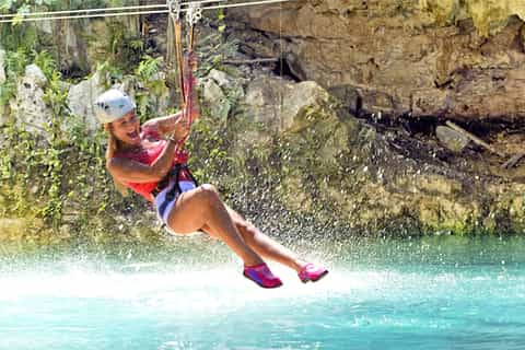punta cana pase de acceso completo al parque de aventuras bávaro