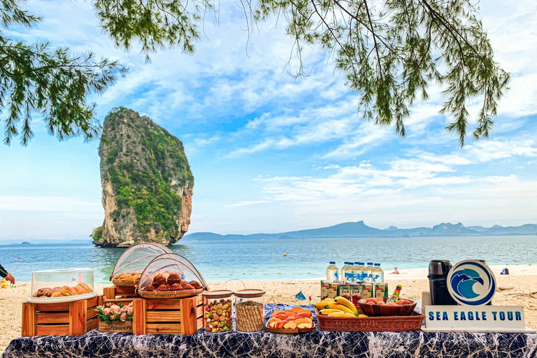 Krabi: Phi Phi Early Bird & 4 Island by Speedboat with Lunch Krabi: Phi Phi Sunrise & 4 Islands by Speedboat with Lunch