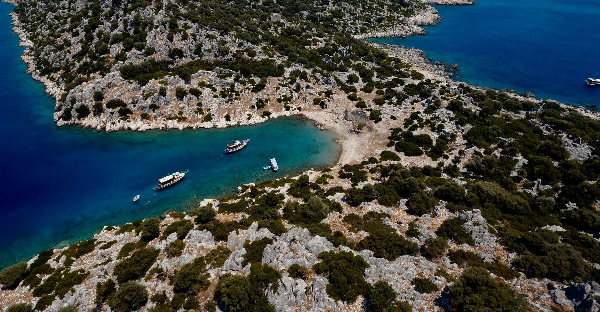 Excursão de barco pela cidade de Kekova e Sunken saindo de Kas - Hizvo