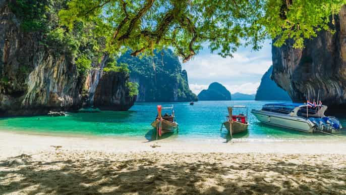 krabi hong islands day trip by speedboat with lunch