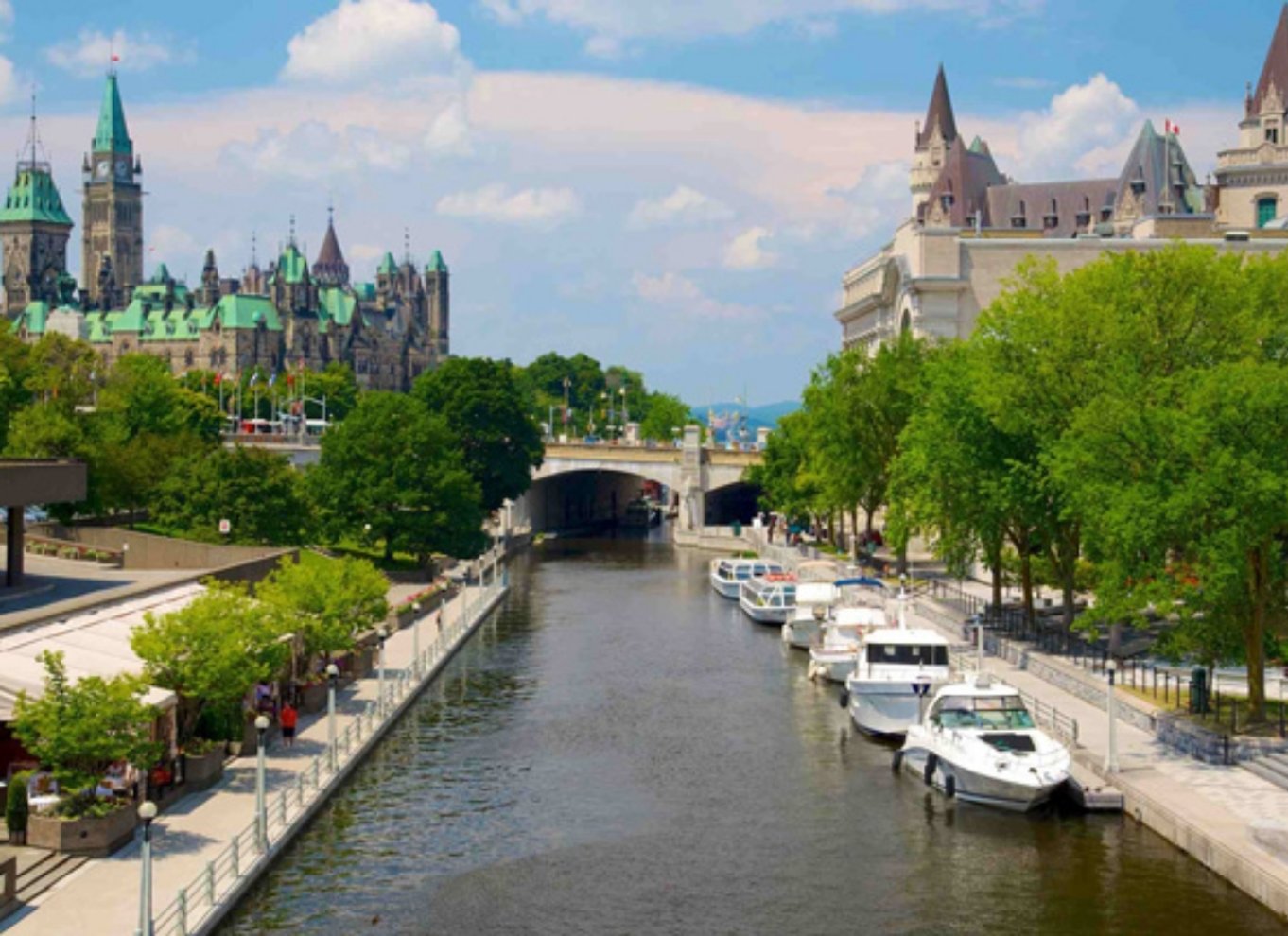 Ottawa: Krydstogt i Rideau-kanalen