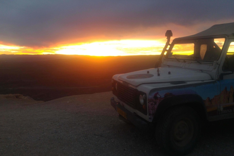 Eilat Mountains: Sunset Jeep Adventure to Mount Joash