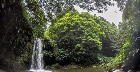 Azoren: Ribeira da Salga Canyoning Abenteuer