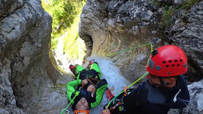 bovec 4hour canyoning adventure