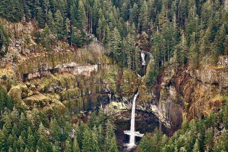 Portland: Wycieczka lotnicza po malowniczym wodospadzie Multnomah