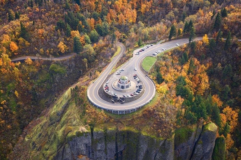 Portland: schilderachtige luchttour Multnomah Falls