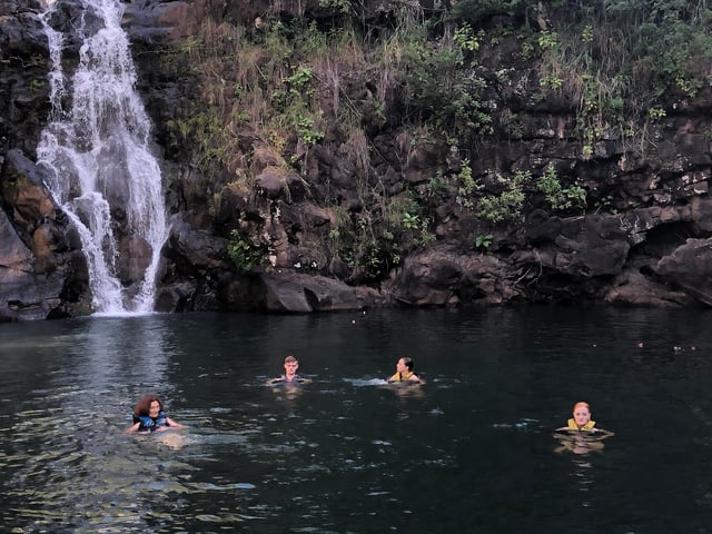 Oahu : Baignade dans les cascades de la côte nord