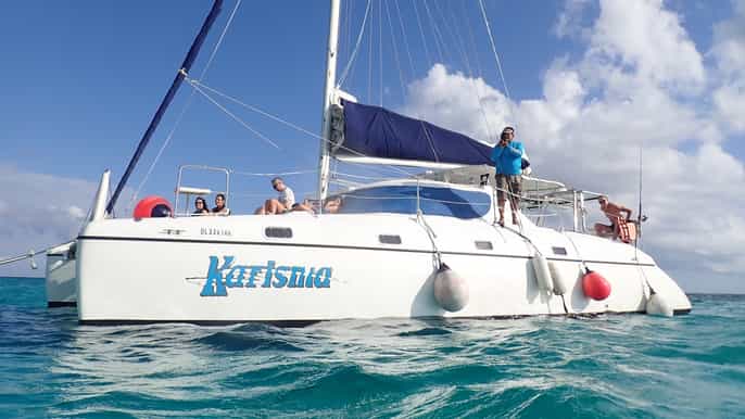 puerto morelos halfday allinclusive catamaran tour