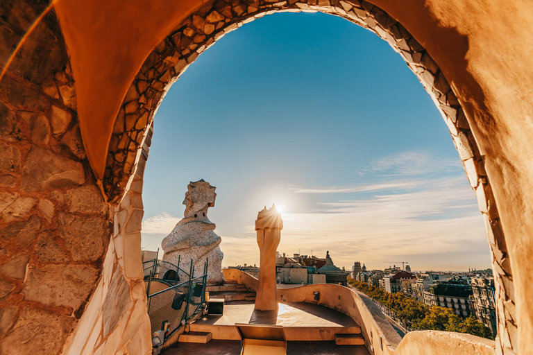 Barcelona: Casa Milà Early-Morning Access Guided Tour Tour in Chinese