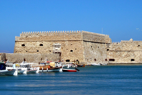 Ab Rethymno: Ganztägige Knossos- und Iraklio-TourGeführte Tour von Adele, Pigianos Kampos, Platanias, Missiria