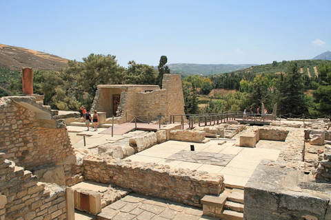 Vanuit Rethymnon: dagtour Knossos & HeraklionGeen gids | van de stad Rethimno, Perivolia, Atsipopopoulo