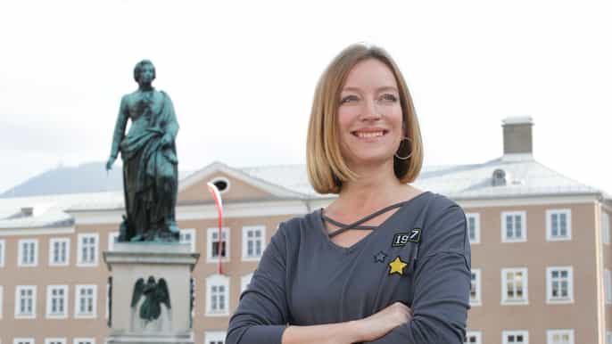 salzburg fountains and statues historical walking tour