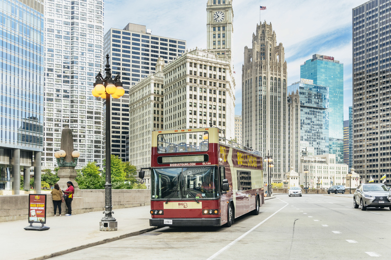 Chicago: Hop-on Hop-off Sightseeing Tour by Open-top Bus 24-Hour Hop-on Hop-off Ticket