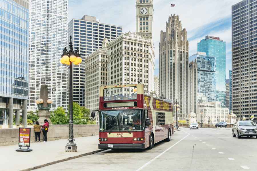 Chicago: Sightseeing-Tour mit dem Hop-On/Hop-Off-Big Bus. Foto: GetYourGuide