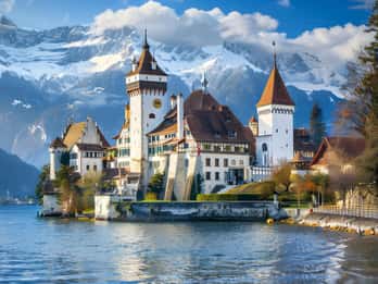 Chauffeur privé toute la journée d'Interlaken>Thun, Spiez, Lac