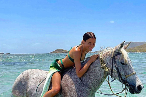 Experience Ocean & Village Horse Riding on Zanzibar Beach FOR GUESTS STAYING IN NORTH & EAST COAST AREAS. 30 MINUTES