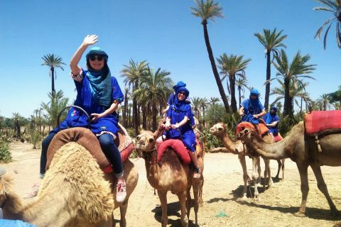 Marrakech : balade en chameau à la palmeraie