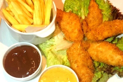 Hurghada: Little Buddha Dinner and Club Night with Transfer Menu 2: Fast Food