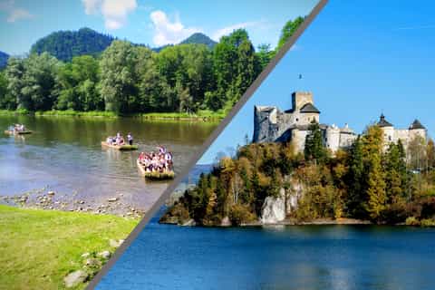 De Cracóvia: Excursão Privada a Pieniny com Rafting e Castelo