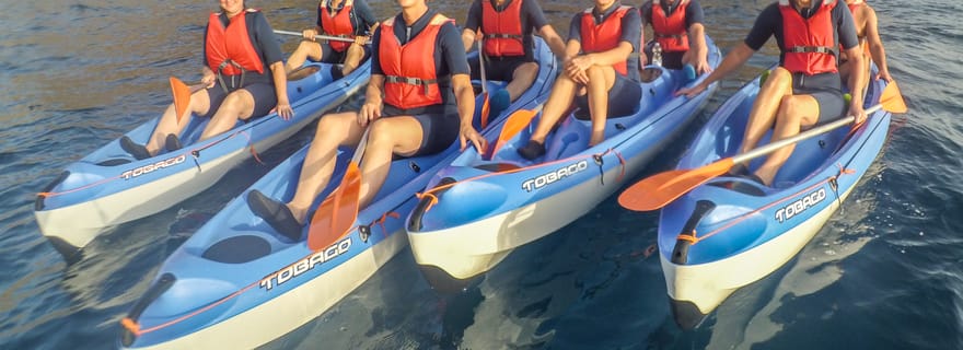 Fuerteventura : Excursion de 2 heures en kayak et plongée en apnée