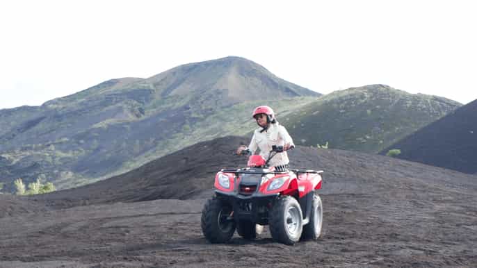 bali mount batur quad bike tour and natural hot springs