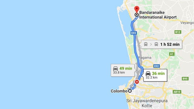Colombo: Colombo Airport (CMB) en Colombo City Transfer