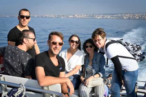 Capri: Sea and City Sightseeing Boat Tour from Naples