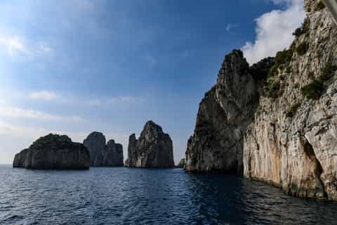 Capri: Boat Trip Around the Island and Blue Grotto Visit