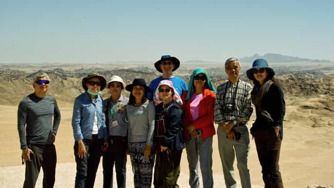 walvis bay shore excursion flamingos dune 7 swakopmund