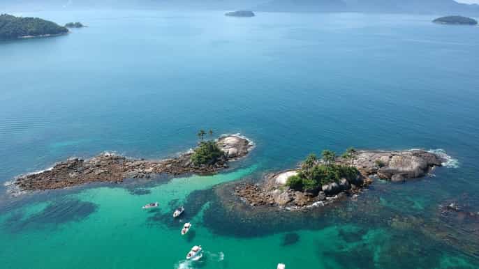 desde río islas angra dos reis con tour en barco y almuerzo