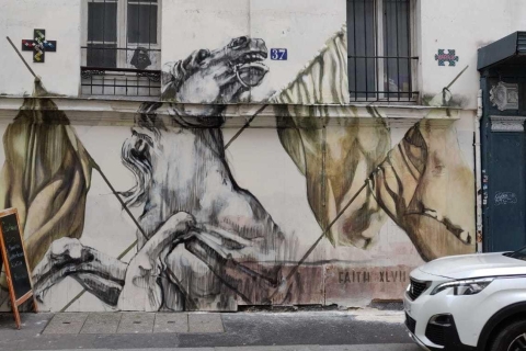 Paryż: Montmartre Street Art Tour z artystą