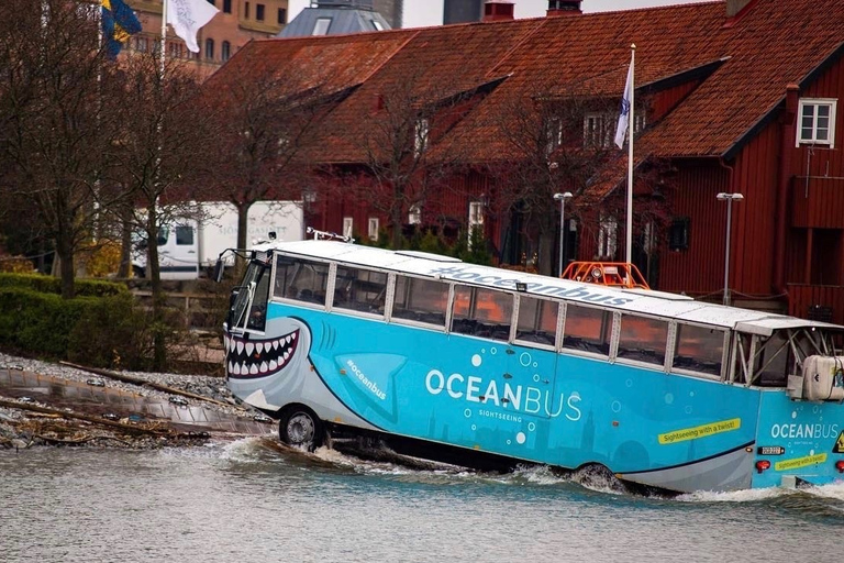 Göteborg : Visite guidée en bus amphibie sur terre et sur mer