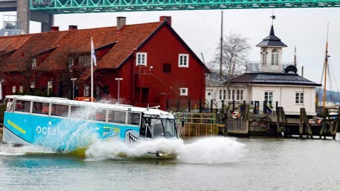 göteborg land water amfibische bustour met bezienswaardigheden