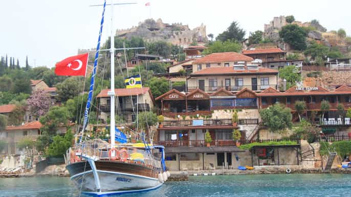alanya demre myra versunkene stadt von kekova