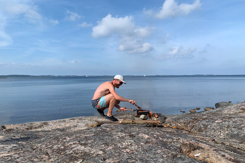 Estocolmo: kayak y acampada en el archipiélago de Estocolmo de 3 días