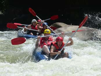 Mission Beach Tully River halvdags rafting på hvitt vann