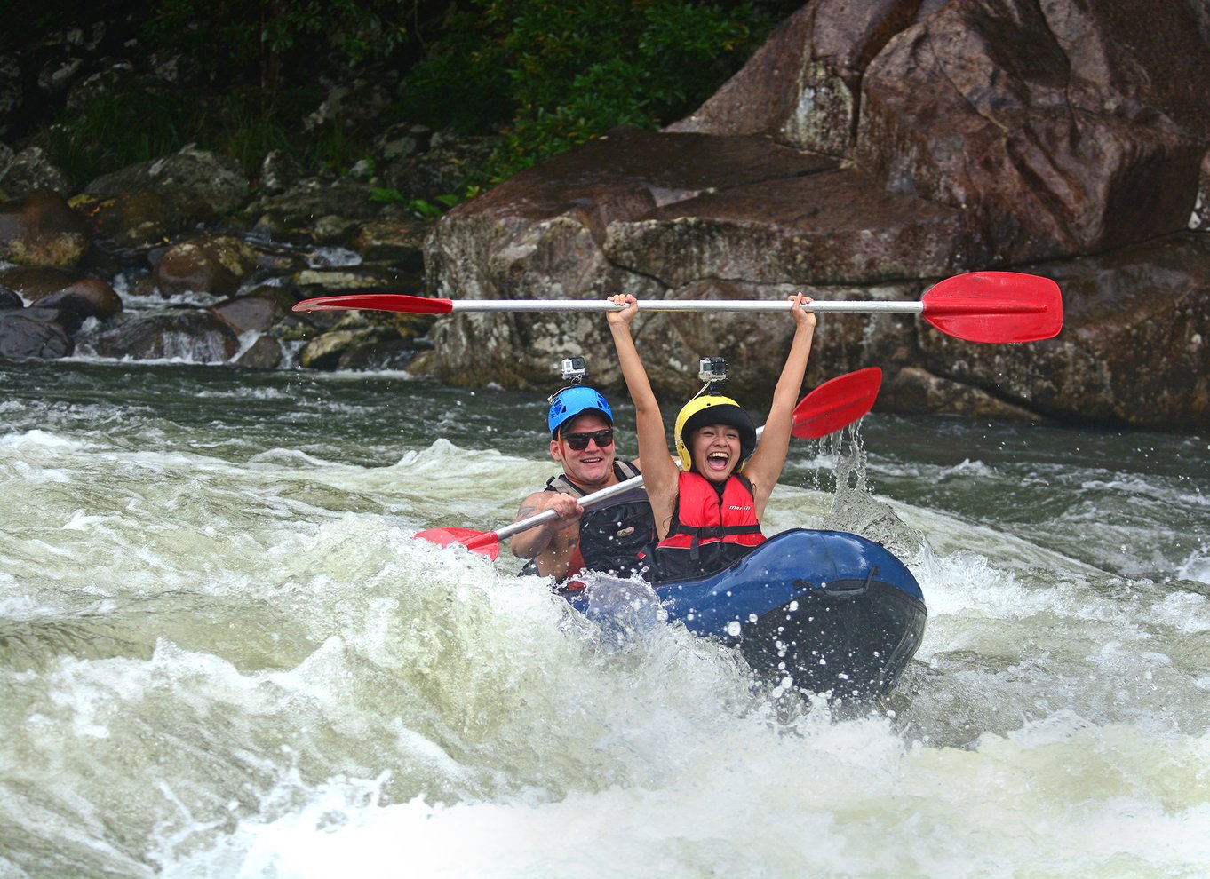 Mission Beach: Tully River Halvdags White Water Rafting