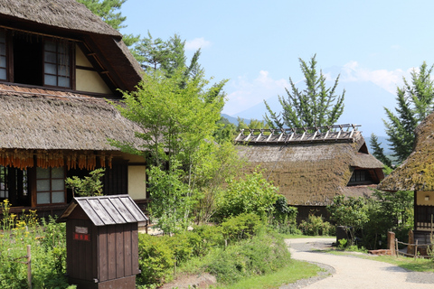 Fuji en Kawaguchimeer: sightseeingbustour van 1 dagTour met ontmoetingspunt Shinjuku LOVE Object