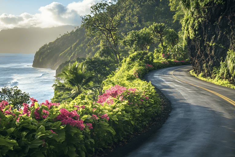 Maui: Open-Air Road to Hāna Jungle Adventure Tour Open-Air! Road to Hana Jungle Adventure Tour! (5.5 Hours)