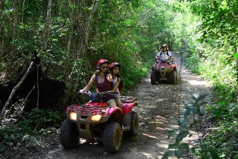 Tulum: ATV, Cenote, Zip lining en Rappelling ervaring