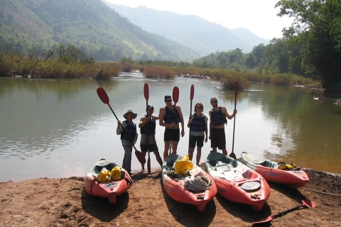 Luang Prabang: Pak Ou Caves and Kuang Si Falls Kayak Tour