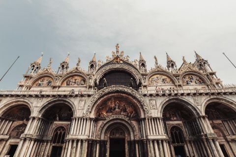 Venise : basilique Saint-Marc, terrasse et Palais des Doges
