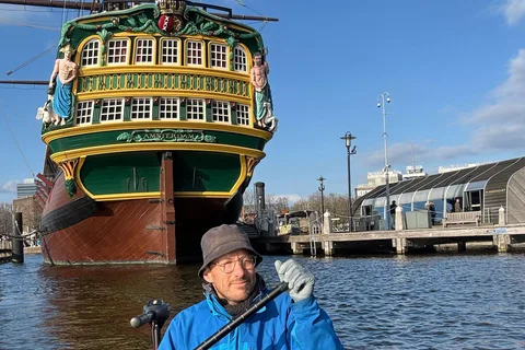 Amsterdamse Oostelijke Eilanden & Docklands; rondleiding per kano