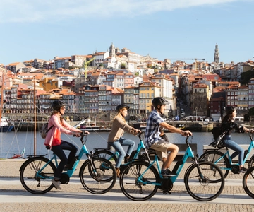 Porto: City Highlights 3 horas tour guiado na cidade em bicicleta eléctrica