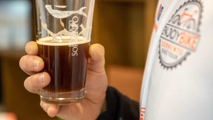 sorrento tour guiado en bicicleta y cerveza