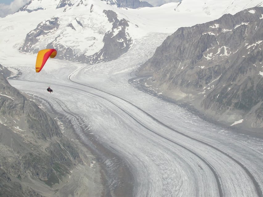 Aletsch Arena: Paragliding Tandem Flight Basic | GetYourGuide