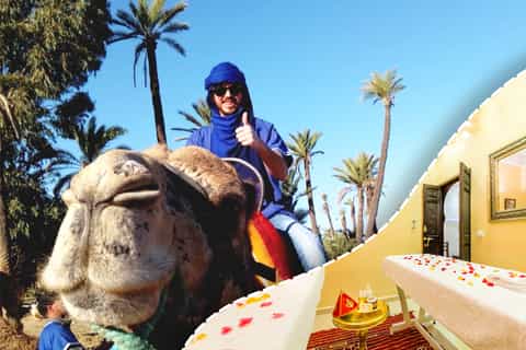 Marrakech: Palmeraie Camel Ride & Traditional Moroccan Spa