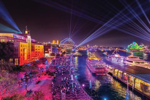 Vivid Sydney: 2-Hour Cruise with Standing Buffet