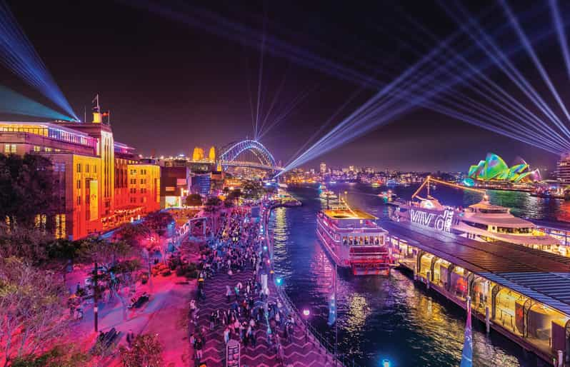 Vivid Sydney: 2-Hour Cruise with Standing Buffet | GetYourGuide